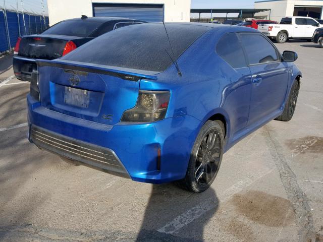 JTKJF5C74E3067546 - 2014 TOYOTA SCION TC ლურჯი ფოტო 4