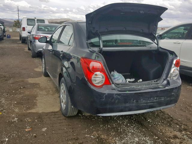 1G1JA5SH8D4173175 - 2013 CHEVROLET SONIC LS BLACK photo 3