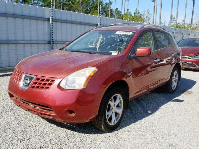 JN8AS5MV2AW123951 - 2010 NISSAN ROGUE S RED photo 2