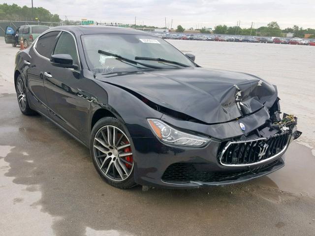 ZAM57XSA7H1221497 - 2017 MASERATI GHIBLI BLACK photo 1