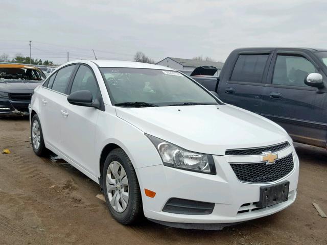 1G1PC5SH2C7290039 - 2012 CHEVROLET CRUZE LS WHITE photo 1