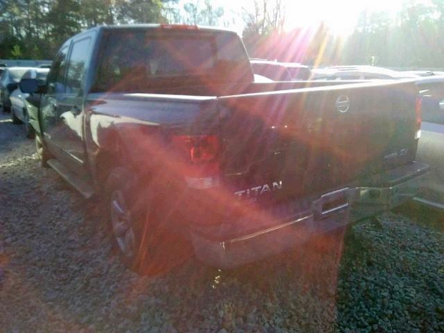 1N6BA0ED9EN511781 - 2014 NISSAN TITAN S BLACK photo 3