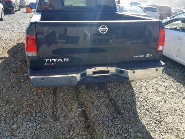 1N6BA0ED9EN511781 - 2014 NISSAN TITAN S BLACK photo 9