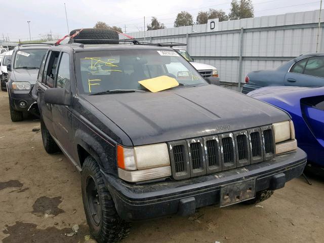 1J4GZ58S9TC291263 - 1996 JEEP GRAND CHER BLACK photo 1