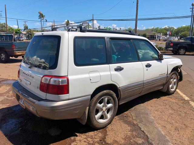 JF1SF65572H702454 - 2002 SUBARU FORESTER S WHITE photo 4