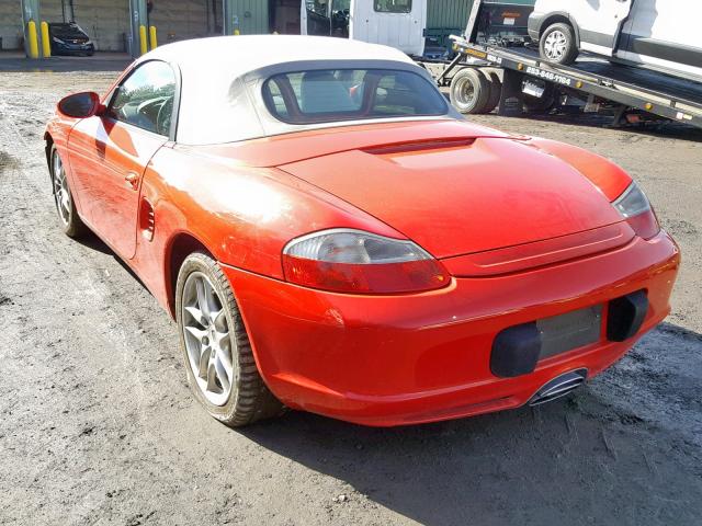 WP0CA29834U621519 - 2004 PORSCHE BOXSTER RED photo 3