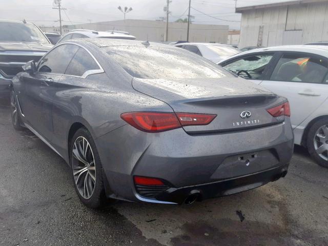 JN1CV7EK5JM200452 - 2018 INFINITI Q60 PURE GRAY photo 3