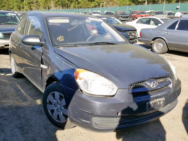 KMHCM36C08U060476 - 2008 HYUNDAI ACCENT GS BLACK photo 1