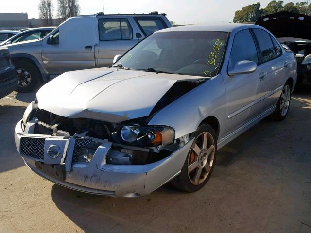 3N1AB51D25L573119 - 2005 NISSAN SENTRA SE- SILVER photo 2