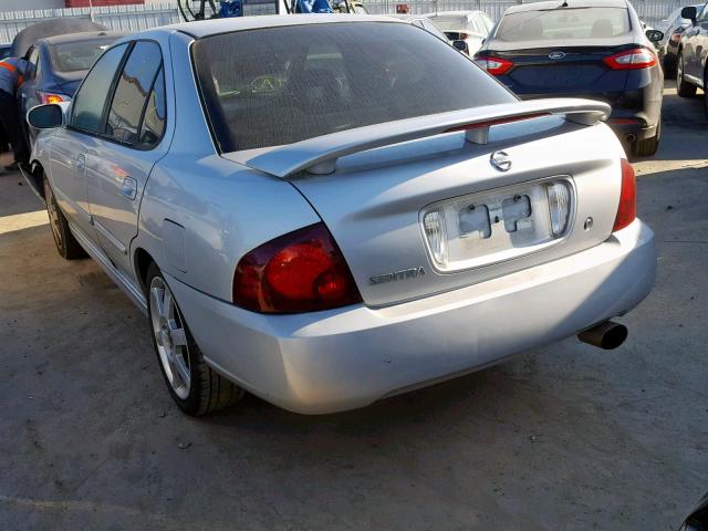 3N1AB51D25L573119 - 2005 NISSAN SENTRA SE- SILVER photo 3