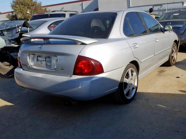 3N1AB51D25L573119 - 2005 NISSAN SENTRA SE- SILVER photo 4