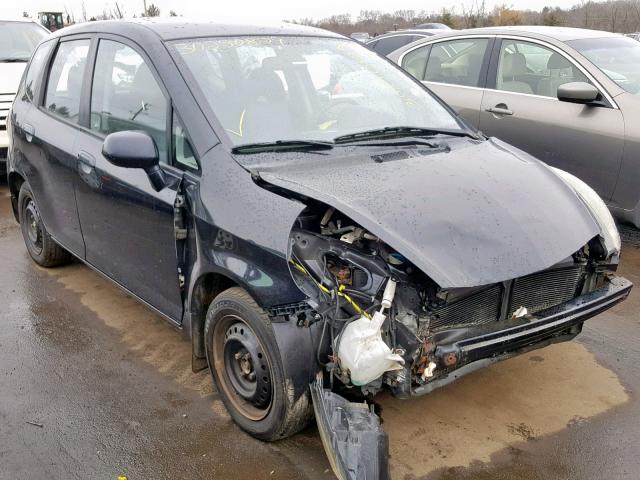 JHMGD38458S071818 - 2008 HONDA FIT BLACK photo 1