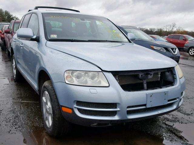 WVGBC67LX4D011407 - 2004 VOLKSWAGEN TOUAREG 3. BLUE photo 1