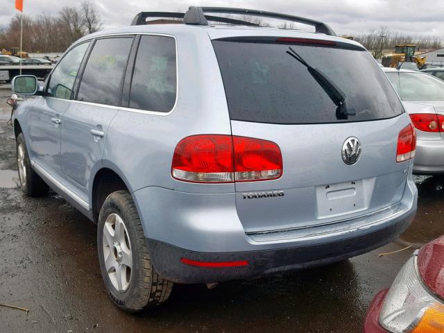 WVGBC67LX4D011407 - 2004 VOLKSWAGEN TOUAREG 3. BLUE photo 3