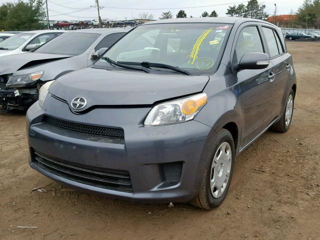 JTKKU4B46A1004224 - 2010 TOYOTA SCION XD GRAY photo 2