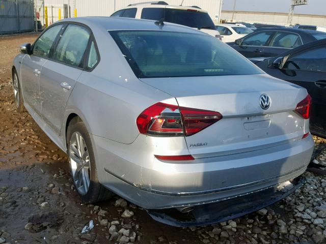 1VWAA7A30JC006462 - 2018 VOLKSWAGEN PASSAT S SILVER photo 3