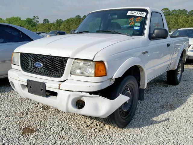 1FTYR10U92PA75470 - 2002 FORD RANGER WHITE photo 2