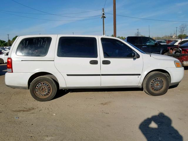 1GBDV131X8D209400 - 2008 CHEVROLET UPLANDER I WHITE photo 9