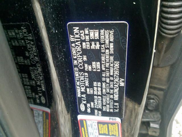 KNDJN2A23G7397061 - 2016 KIA SOUL  photo 10