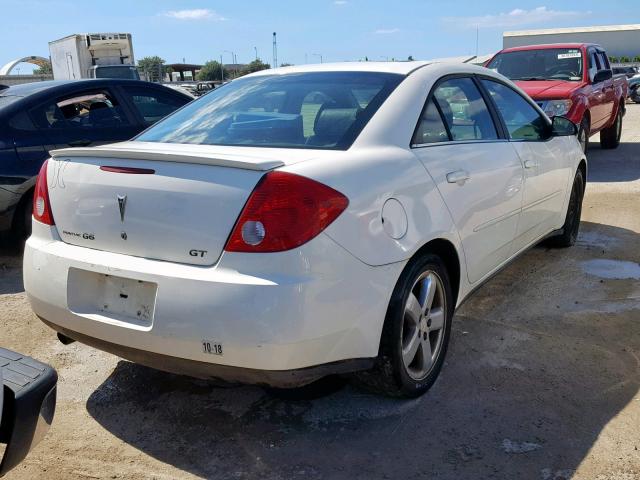 1G2ZH528X54164425 - 2005 PONTIAC G6 GT WHITE photo 4