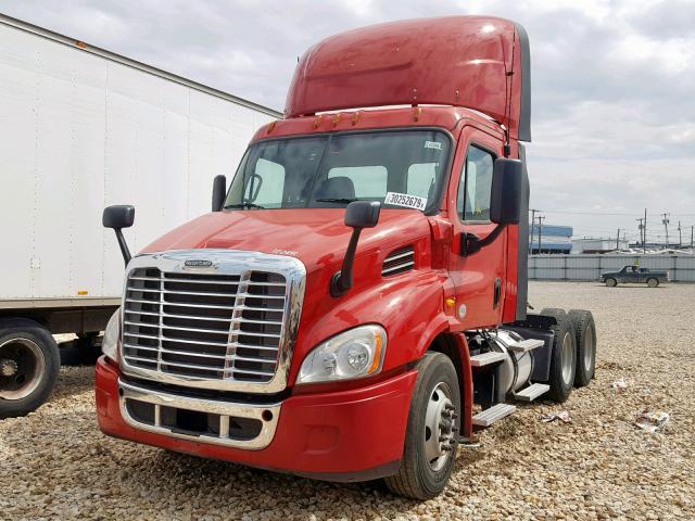 3AKJGBDVXFSGC9026 - 2015 FREIGHTLINER CASCADIA 1 RED photo 2