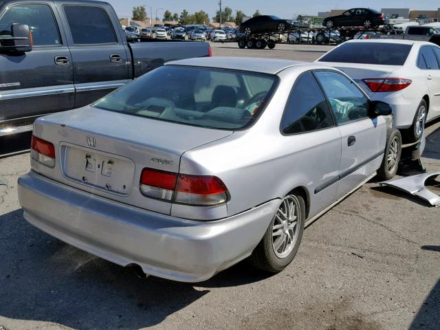 1HGEJ7125YL044664 - 2000 HONDA CIVIC HX SILVER photo 4