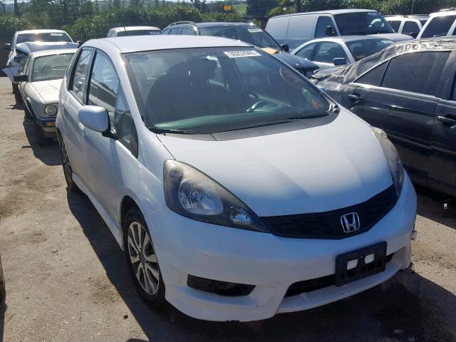 JHMGE8G56DC049416 - 2013 HONDA FIT SPORT WHITE photo 1