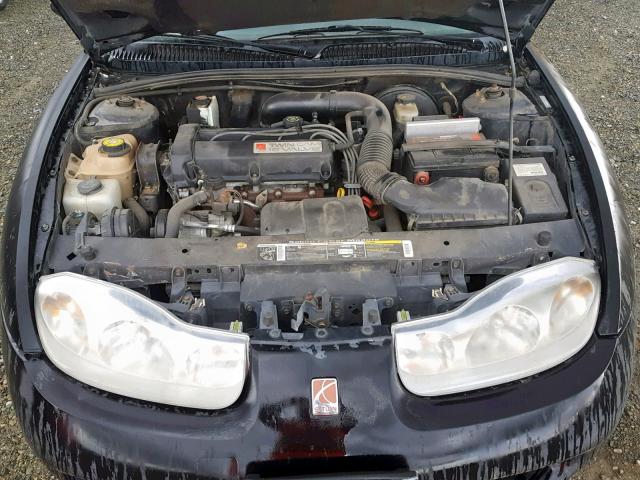 1G8ZY14731Z284552 - 2001 SATURN SC2 BLACK photo 7