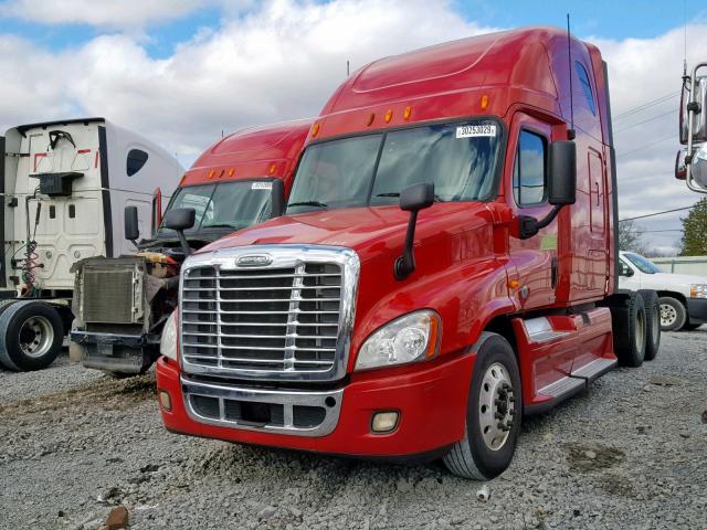 1FUJGLBG2CSBN0384 - 2012 FREIGHTLINER CASCADIA 1 RED photo 2