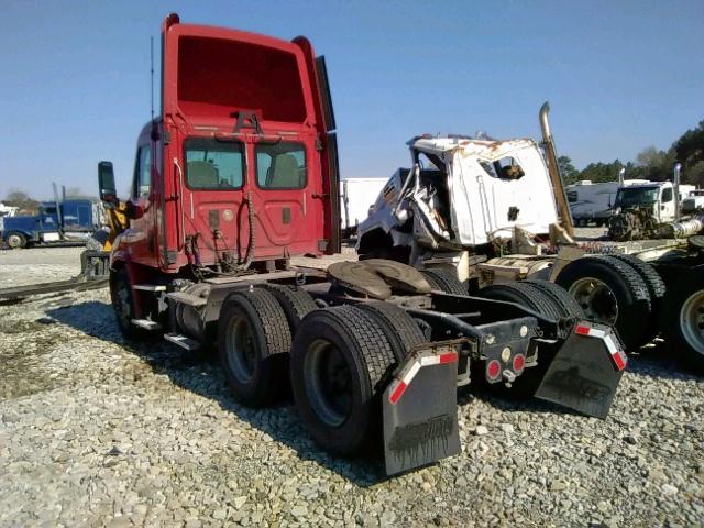 3AKJGBD40DDFD5018 - 2013 FREIGHTLINER CASCADIA 1 RED photo 3