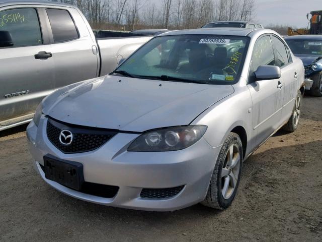 JM1BK32G461443351 - 2006 MAZDA 3 I GRAY photo 2