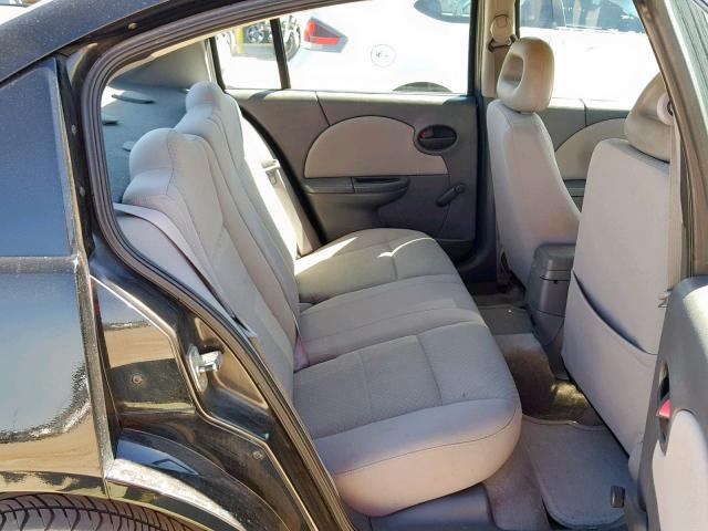 1G8AZ52F85Z122384 - 2005 SATURN ION LEVEL BLACK photo 6