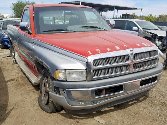 1B7KC26W7SS251290 - 1995 DODGE RAM 2500 RED photo 1