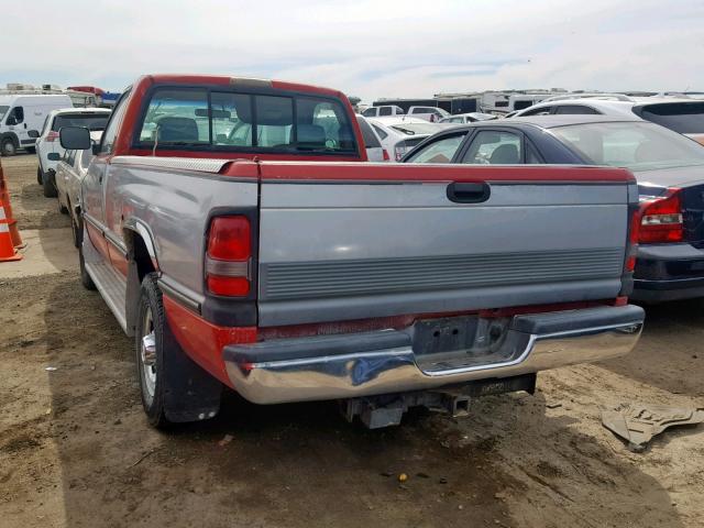 1B7KC26W7SS251290 - 1995 DODGE RAM 2500 RED photo 3