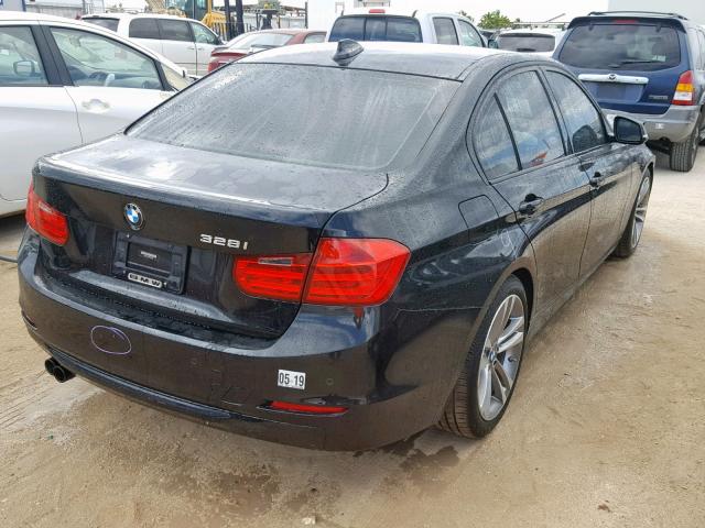 WBA3C1C57DF439486 - 2013 BMW 328 I SULE BLACK photo 4