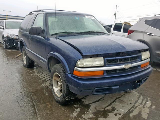 1GNCS18X13K112045 - 2003 CHEVROLET BLAZER BLUE photo 1