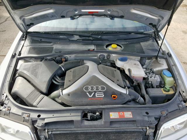 WAUDD68D4YA019976 - 2000 AUDI S4 2.7 QUA SILVER photo 7