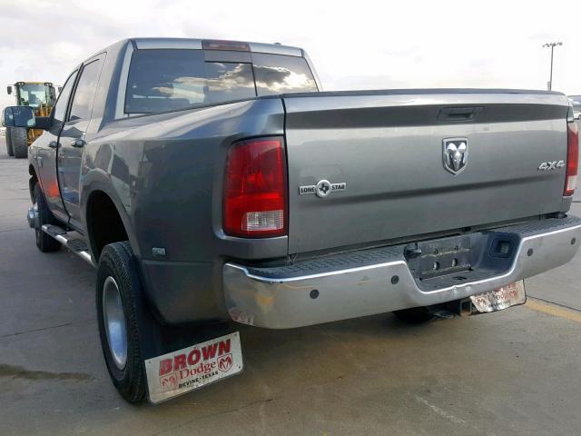 3D73Y4HL2BG541065 - 2011 DODGE RAM 3500 GRAY photo 3