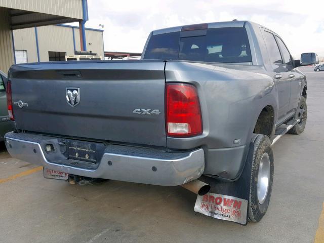 3D73Y4HL2BG541065 - 2011 DODGE RAM 3500 GRAY photo 4