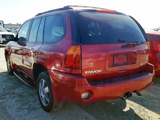 1GKDT13S742170186 - 2004 GMC ENVOY RED photo 3