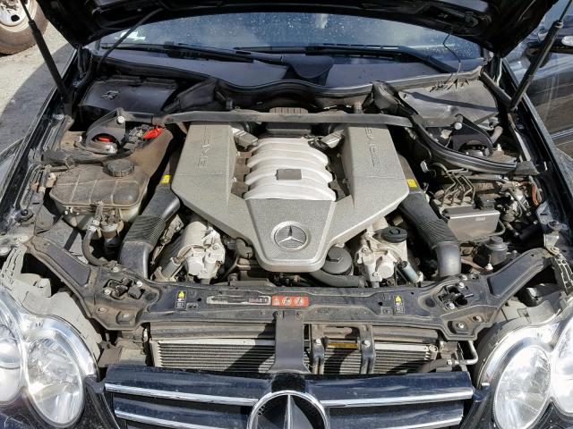 WDBTJ77H98F244820 - 2008 MERCEDES-BENZ CLK 63 AMG BLACK photo 7