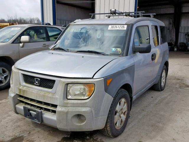 5J6YH28274L008947 - 2004 HONDA ELEMENT DX SILVER photo 2