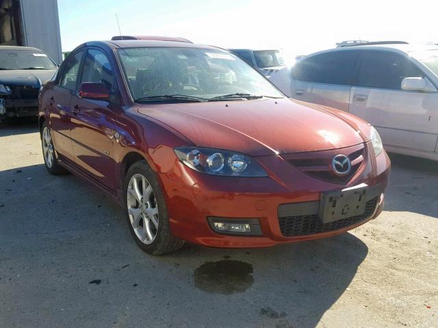 JM1BK323691205177 - 2009 MAZDA 3 S MAROON photo 1