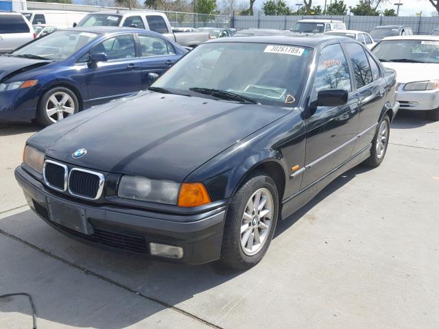 WBACC0328VEK22438 - 1997 BMW 318I BLACK photo 2