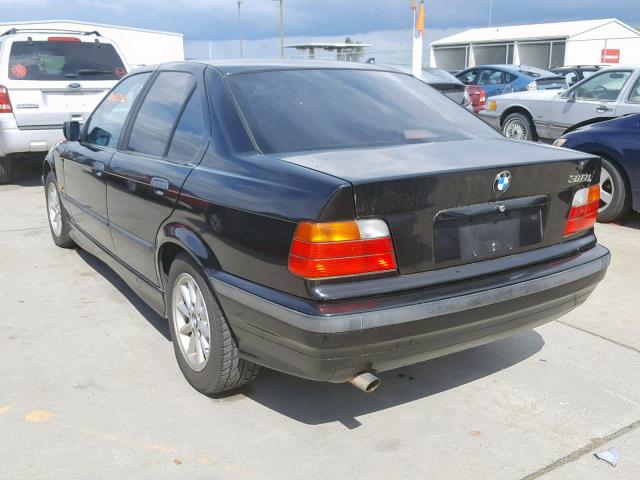 WBACC0328VEK22438 - 1997 BMW 318I BLACK photo 3
