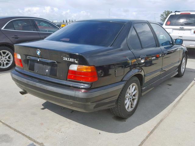 WBACC0328VEK22438 - 1997 BMW 318I BLACK photo 4