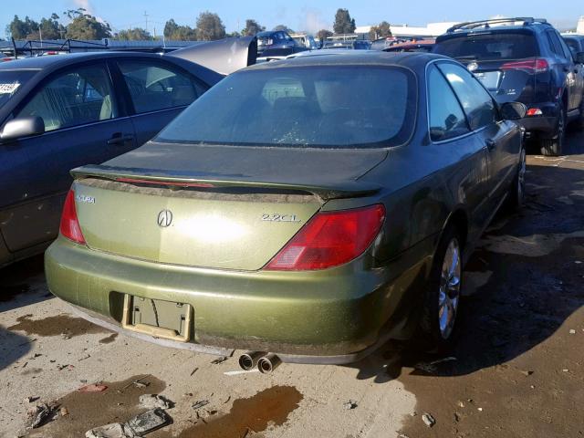 19UYA1244VL005635 - 1997 ACURA 2.2CL GREEN photo 4