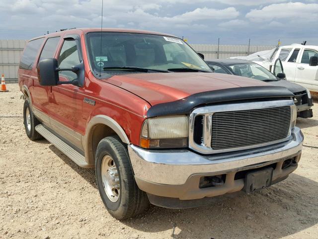 1FMNU42F0YEE49806 - 2000 FORD EXCURSION RED photo 1