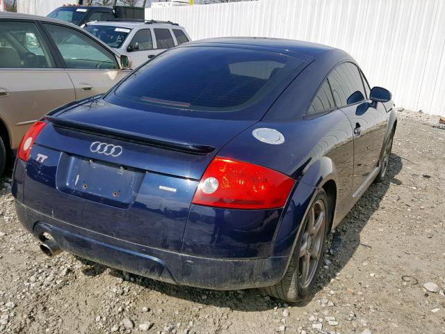 TRUWX28N921008036 - 2002 AUDI TT QUATTRO BLUE photo 4