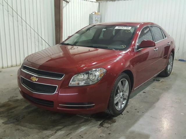 1G1ZC5E06CF274723 - 2012 CHEVROLET MALIBU 1LT RED photo 2